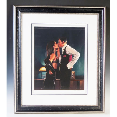 340 - Jack Vettriano, Pincer Movement, pencil signed limited edition giclée print 80/495 with COA verso, d... 