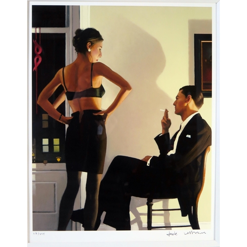 343 - Jack Vettriano, Night in the City, pencil signed limited edition giclée print 117/495 with COA verso... 