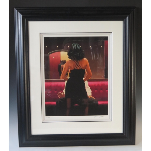 345 - Jack Vettriano, Private Dancer, pencil signed limited edition giclée print 127/495 with COA verso, d... 