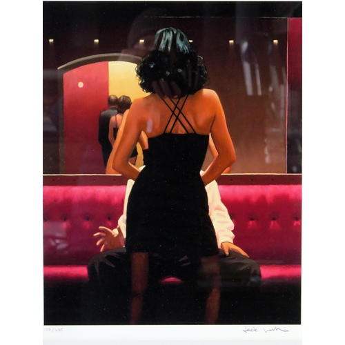 345 - Jack Vettriano, Private Dancer, pencil signed limited edition giclée print 127/495 with COA verso, d... 