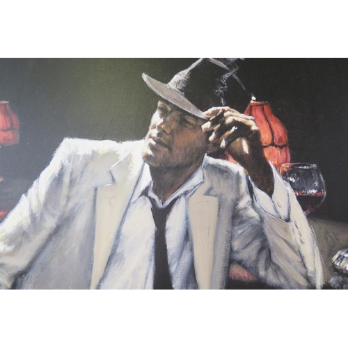 346A - Fabian Perez, Man in White Suit, Artists Proof limited edition hand finished giclée print 11/20,  10... 