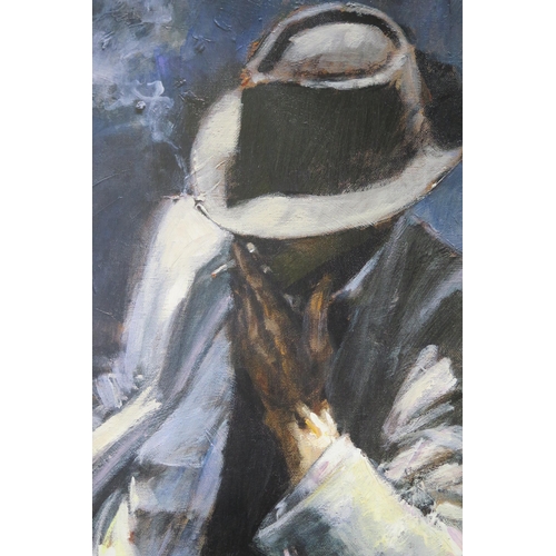 349 - Fabian Perez, Man in White Suit, limited edition hand finished giclée print 36/75, signed, 129x104cm... 