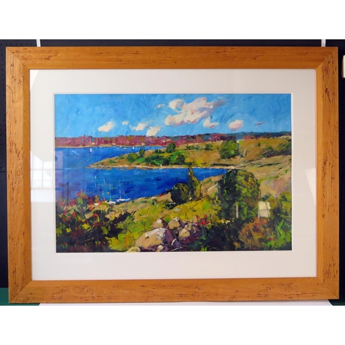 360 - Dmitry Proshkin, Coastal scene, original oil, 125.5x96cm including glazed frame
Dmitriy Proshkin (Ru... 