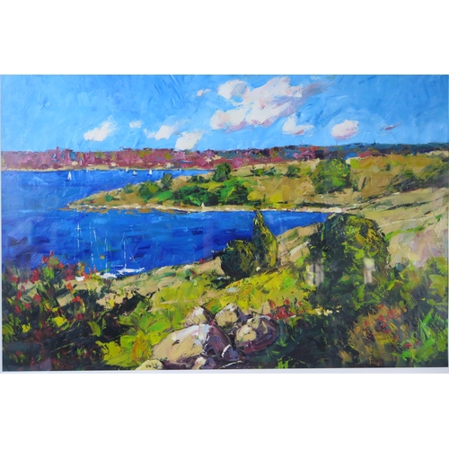 360 - Dmitry Proshkin, Coastal scene, original oil, 125.5x96cm including glazed frame
Dmitriy Proshkin (Ru... 