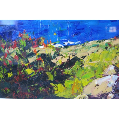 360 - Dmitry Proshkin, Coastal scene, original oil, 125.5x96cm including glazed frame
Dmitriy Proshkin (Ru... 