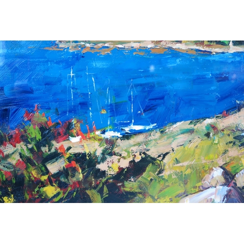 360 - Dmitry Proshkin, Coastal scene, original oil, 125.5x96cm including glazed frame
Dmitriy Proshkin (Ru... 