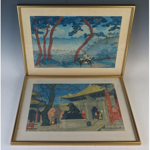 362 - ELIZABETH KEITH (United Kingdom/Japan/Scotland, 1887-1956), two pencil signed woodblock prints 