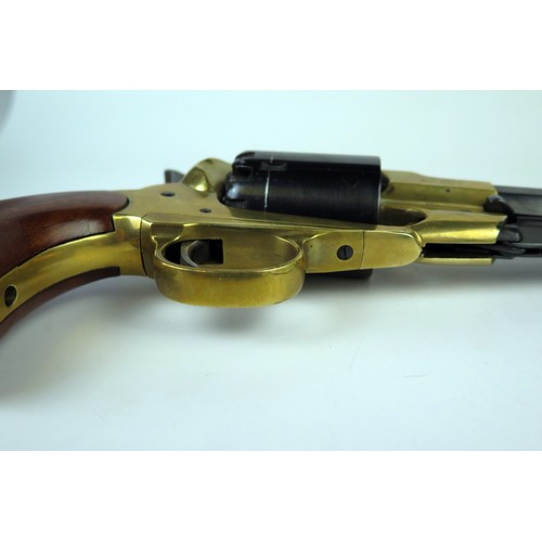 180B - A Palmetto replica 1856 .36, six-shot percussion Texas New Army revolver, with 16cm octagonal barrel... 