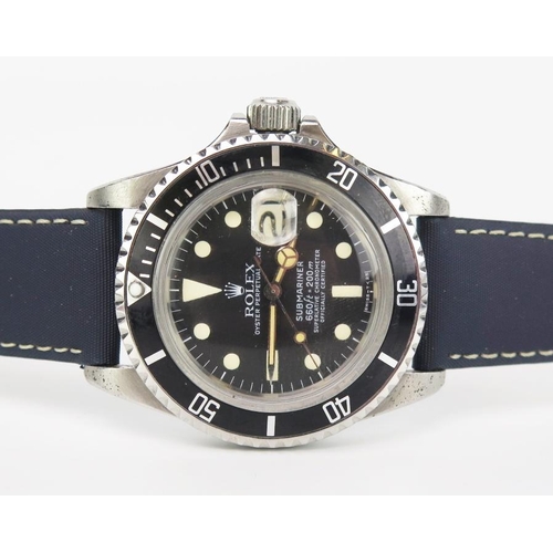 1286 - A Rolex Ref: 1680 Oyster Perpetual Date Submariner gents wristwatch, case no. 2292644, with 30mm bla... 