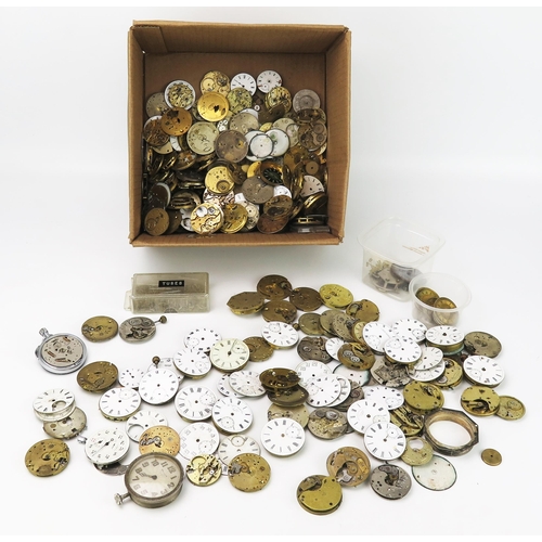 1289 - A collection of  assorted pocket watch movements and parts.