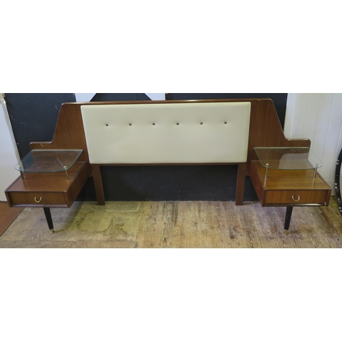 1692 - A 1950's/60's G-Plan Labrenza part bedroom and dining room suite, comprising a chest of four long dr... 