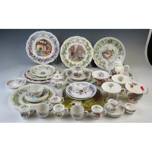 1885 - A collection of Wedgwood Beatrix potter ceramics, including; 
nursery tea service, Royal Doulton 'Fo... 