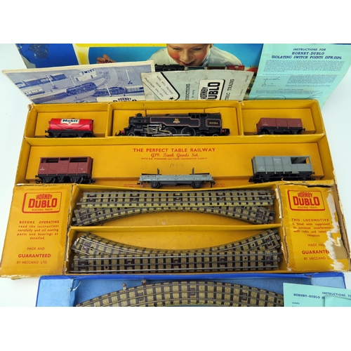 2007 - 2 Hornby Dublo 2-6-4 Tank Goods Train BR 80054 Electric Train Sets - EDG18 and G19 - excellent to ve... 