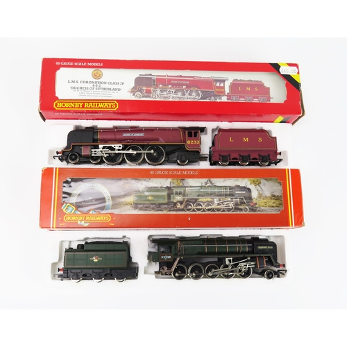 2077 - Hornby Railways OO Gauge Loco and Tender pair - (1) R066 LMS Coronation Class 4-6-2 'Duchess of Suth... 