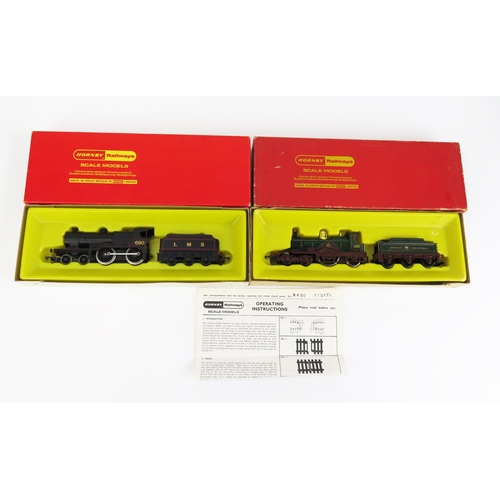 2085 - Hornby Railways OO Gauge Loco and Tender pair - (1) R354 4-2-2 