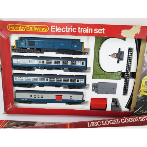 2112 - Hornby Railways OO Gauge Train Set pair - (1)R536 LSBC Local Goods Set and R544 Inter-City Mail Set ... 