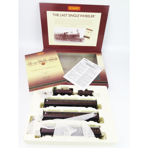 2134 - Hornby OO Gauge Limited Edition R2806 'The Last Single Wheeler' Train Set, LMS Single 4-2-2 Loco - e... 