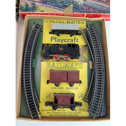 2162 - Two OO / HO Gauge Train Sets - (1) Playcraft 1301 