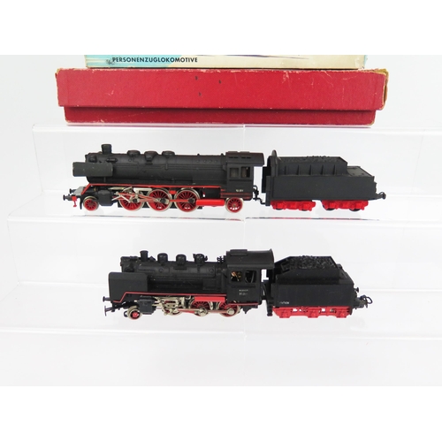 2163 - Marklin (W. Germany) OO Gauge Steam Loco pair - (1) 3003 2-6-0, (2) 3098  2-6-2P8 - DB 38 1807 - exc... 