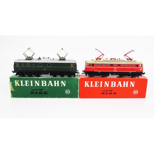 2164 - Kleinbahn (Austria) HO / OO Gauge Overhead twin motor electric locos - 1010 and OBB 1042 - excellent... 