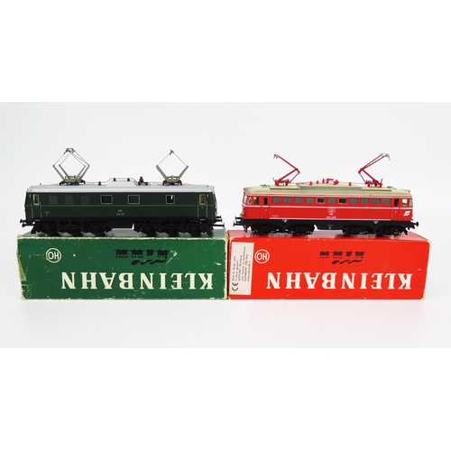 2164 - Kleinbahn (Austria) HO / OO Gauge Overhead twin motor electric locos - 1010 and OBB 1042 - excellent... 