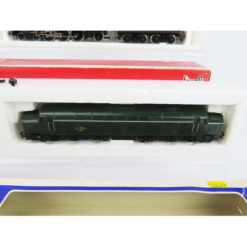 2165 - Jouef OO Gauge Loco Pair - (1) 8355 4-6-2 Vapeur Pacific Steam Loco, (2) 8913 BR Type 4 Class - exce... 