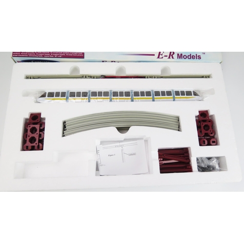 2175 - ER Models HO Scale 4902 Monorail Set (yellow stripe) - excellent, never been used (no transformer) i... 