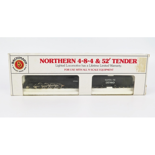 2181 - Bachmann N Gauge 58052 Norhern 4-8-4 & 52' Tender 