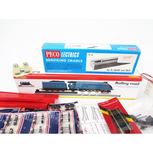 2198 - Selection of Model Railway Spares and Repair tools including Hornby Rolling Road, Lima Wheelsets, Tr... 