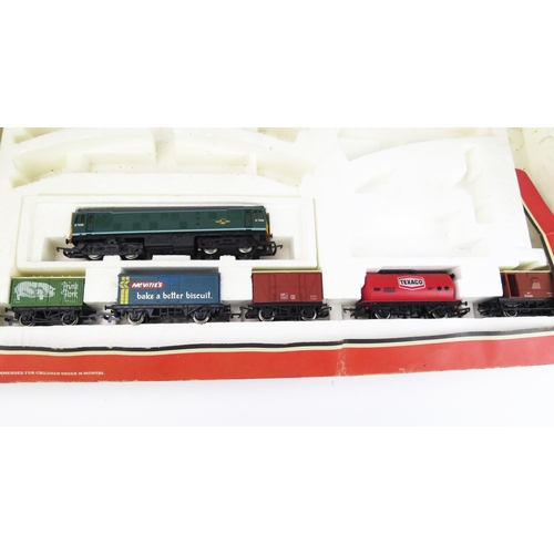 2225 - 2 Hornby Railways OO Gauge Partial Train Sets - (1) R691 BR Freight with C1.25 Diesel Loco, (2) R789... 