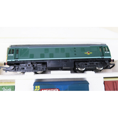 2225 - 2 Hornby Railways OO Gauge Partial Train Sets - (1) R691 BR Freight with C1.25 Diesel Loco, (2) R789... 