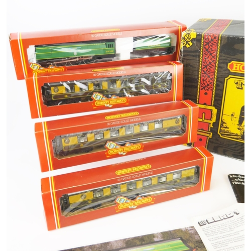 2233 - Hornby Treasure Chest Containing OO Gauge R374 SR Battle of Britain Class 'Spitfire' 21C166 with 3 P... 