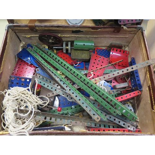 2361 - Meccano Collection from around 1950 including Mecanno Tin, magazines in binders etc.