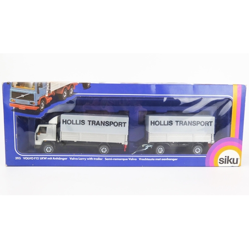 2411 - Siku 3115 Volvo FL10 Truck Train in silver 