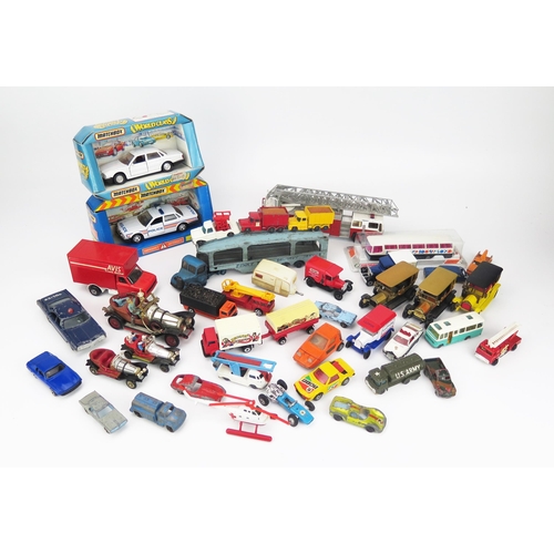 2520 - Assorted Mix of Vintage Diecast Including Matchbox, Corgi, Gamda Koor, Majorette, Dinky, Tomica, Hus... 