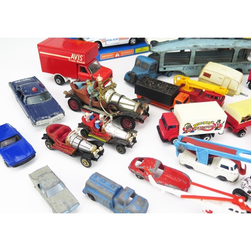 2520 - Assorted Mix of Vintage Diecast Including Matchbox, Corgi, Gamda Koor, Majorette, Dinky, Tomica, Hus... 