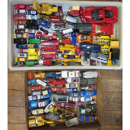 2522 - Collection of Diecast, generally playworn including Dinky, Corgi, Matchbox, Hot Wheels including Red... 