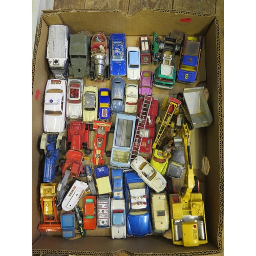 2522 - Collection of Diecast, generally playworn including Dinky, Corgi, Matchbox, Hot Wheels including Red... 