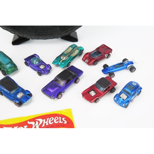 2526 - Hot Wheels Redlines Rally Case with 12 Redlines including Beach Bomb, Custom Volkswagen, Custom T-Bi... 