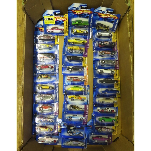 2530 - Hot Wheels Group of 38 including  x3 '66 Chevy Nova variations, Ford GT40, Dodge Challenger Concept,... 