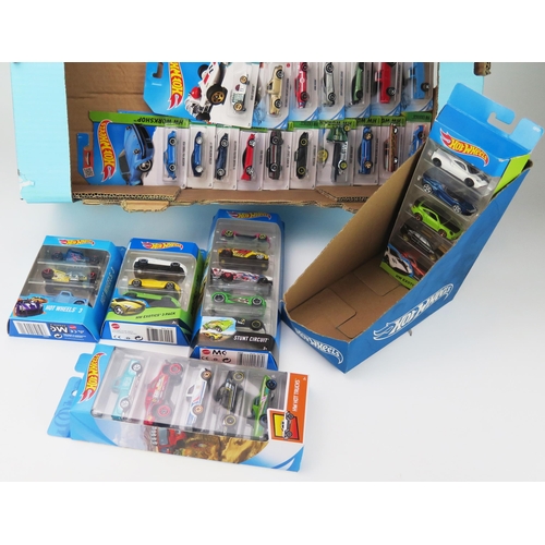 2533 - Hot Wheels Group of 24 Single Long Cards, 3 Five Packs and 2 Three Packs including Porsche 934, Asto... 