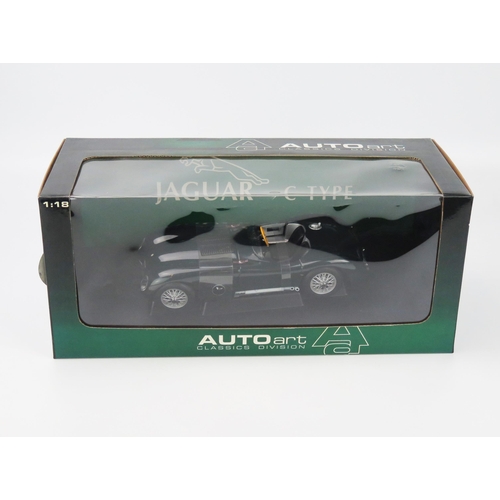 2544 - Autoart 1:18 Jaguar C Type - as new in box