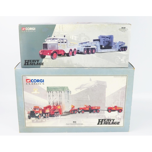 2553 - Corgi Classics Heavy Haulage Pair including 31009 Wynns and 17602 Sunter Bros Ltd. Limited Editions ... 