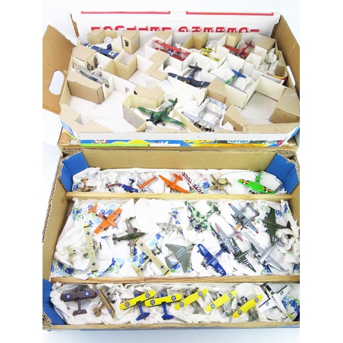 2575 - Collection of Diecast Model Aeroplanes including an Early Barclay (USA), Dinky, Road Champs, Maisto,... 