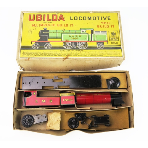 2579 - Chad Valley Ubilda Locomotive LMS Red - appears excellent and complete in box with packing pieces an... 