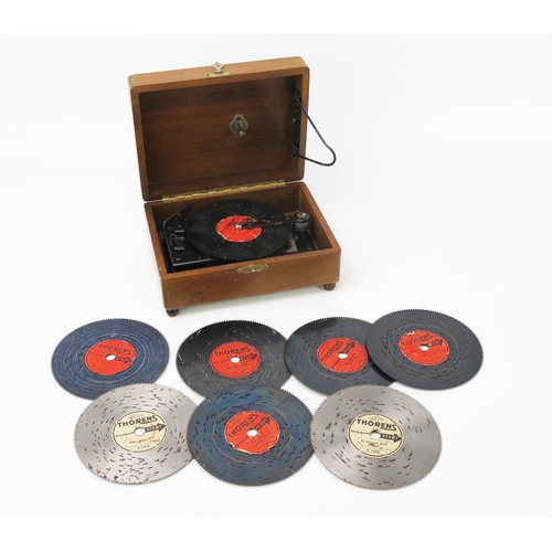 2598 - Thorens Wind-up Musical Box with 8 tracks