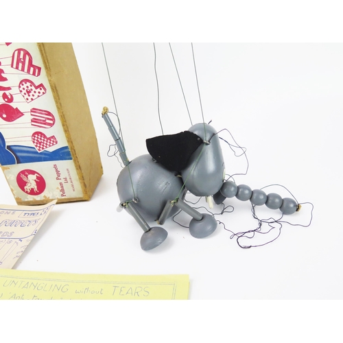 2609 - Pelham Puppets Early Elephant in correct box with leaflets