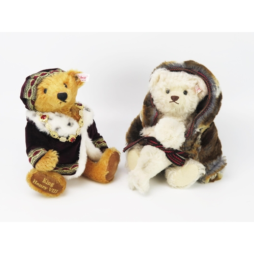 2612 - Steiff Mohair Teddy Bear Limited Edition Pair - (1) Eskimo with Seal 036095 (00384 of 1500) and (2) ... 