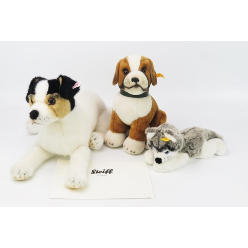 2627 - Steiff Dog Limited Edition Trio - (1) limited edition Jack Russell Terrier 