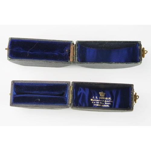 784 - Two Antique Jewellery Bangle Boxes, (2).